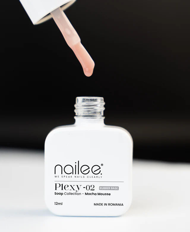 Nailee Plexy Rubber 02 Mocha Mousee- 12ml